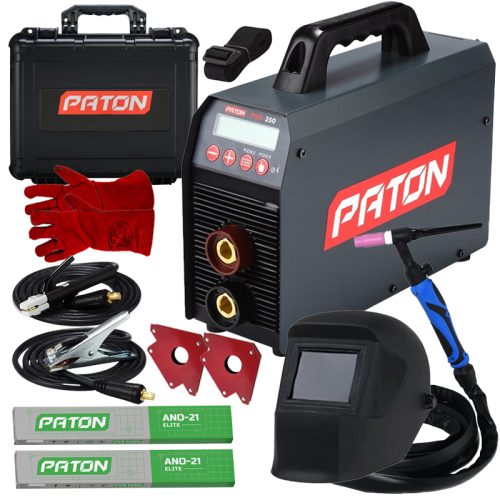 Spawarka MMA/TIG Lift Paton PRO-250 230V ZESTAW 1